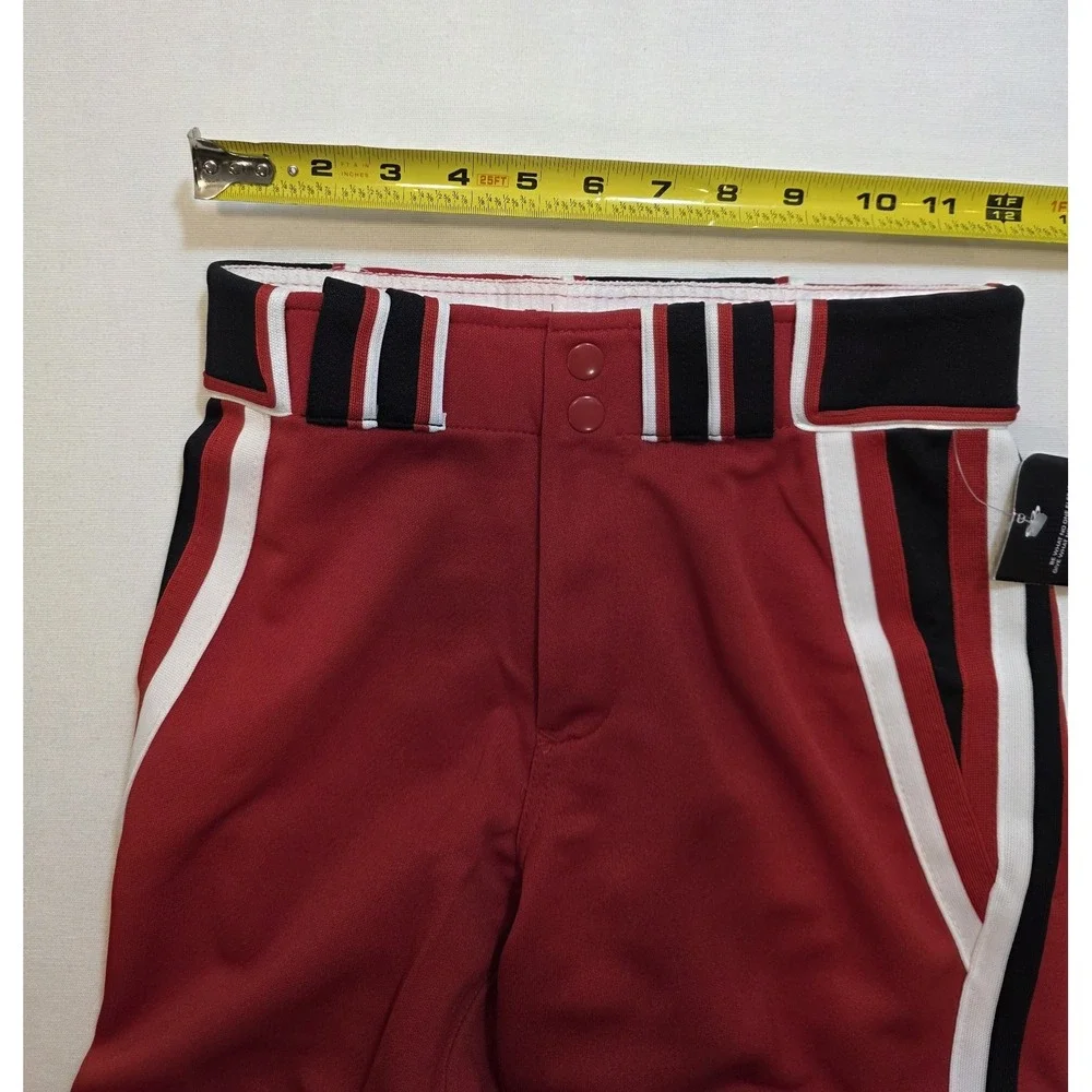 Boombah Long Baseball Pants. Lot of 3. Red & Grey. Size‎ 26
